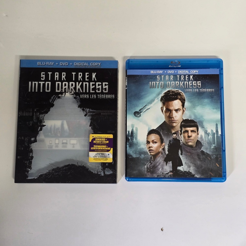 Star Trek Into Darkness Blu-ray DVD 2013 Sci-Fi Action Movie Slipcover